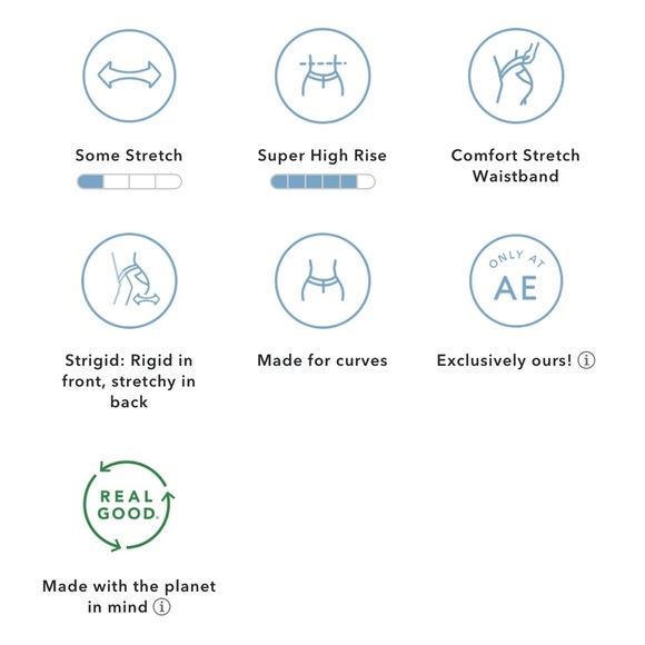 Women’s American Eagle Strigid Curvy Super High Waisted Relaxed Jean Short 12 - Picture 14 of 16